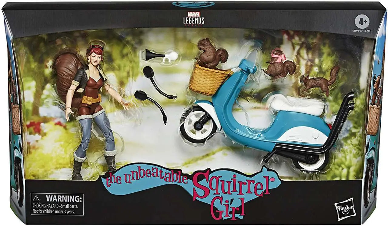 MARVEL LEGENDS SQUIRREL GIRL+SCOOTER AF