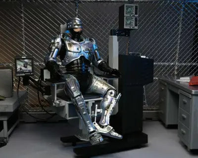 ULTIMATE ROBOCOP BATTLE DAMAGED W/ CHAIR