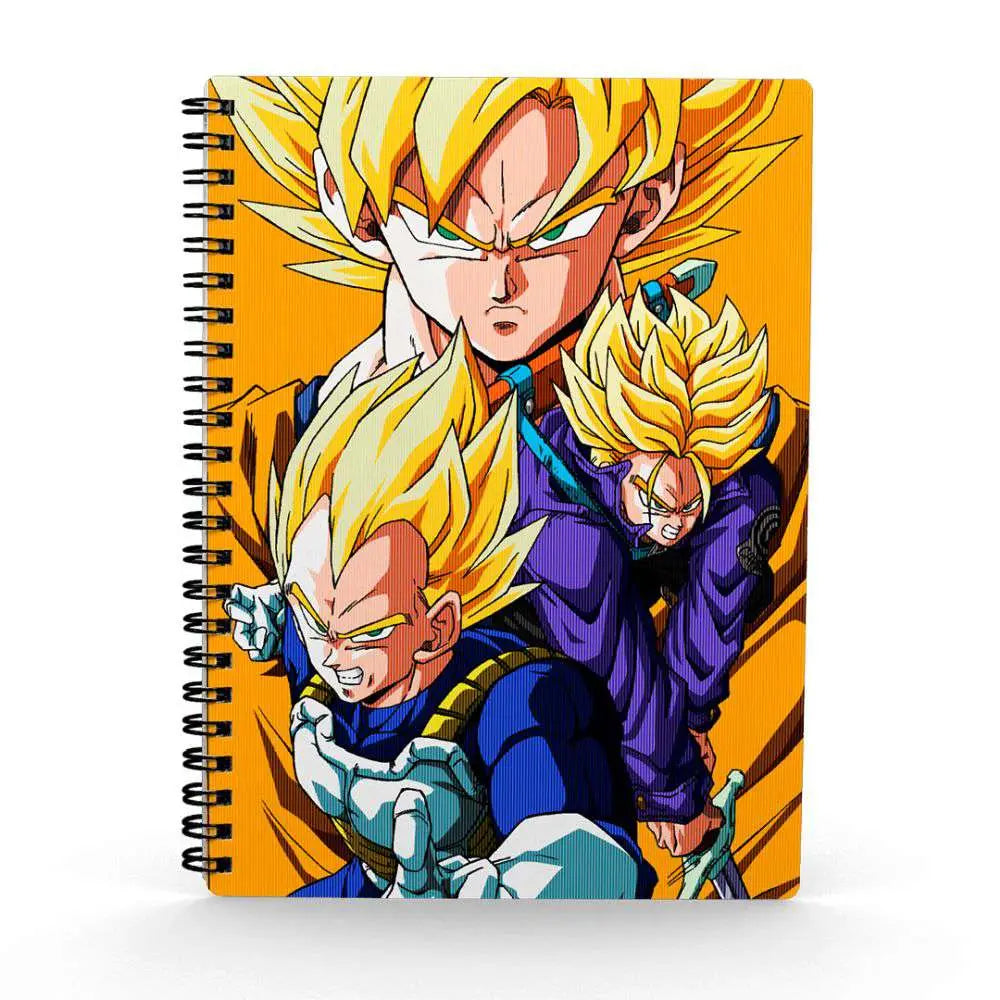 DRAGON BALL Z SAIYANS 3D EFFECT NOTEBOOK
