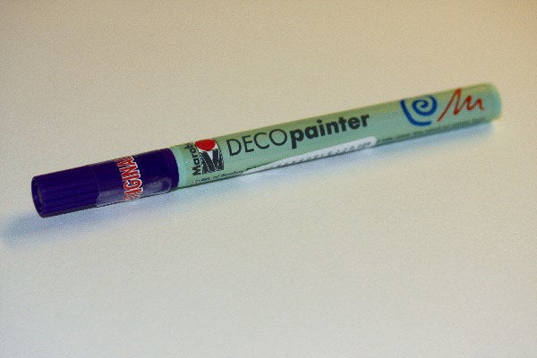 Deco painter 1-2mm lilla