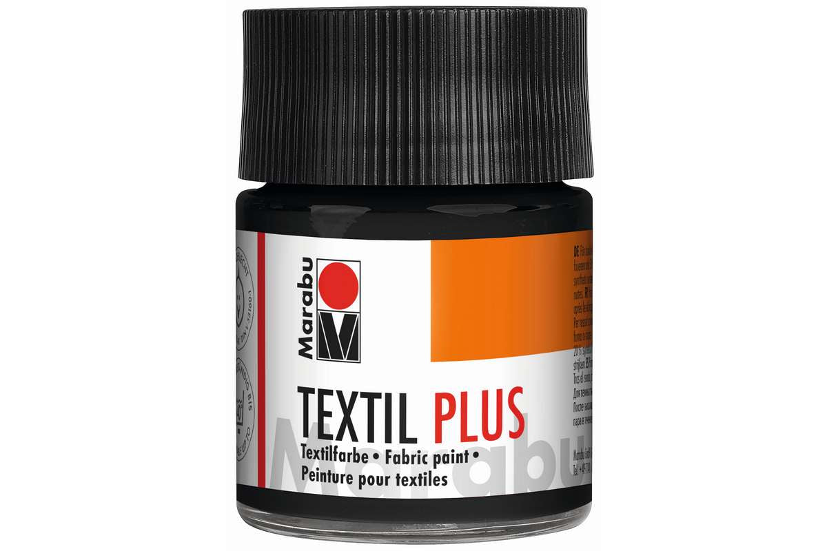 Textil plus 50ml black 073