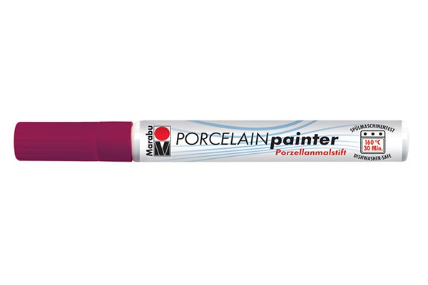 Porcelain painter 3-4mm bordeaux