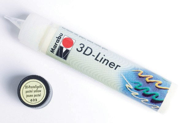 3D liner pastel gul 25ml