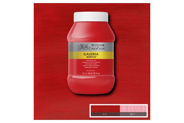 Galeria Acrylic 1L Cadmium Red Hue 095