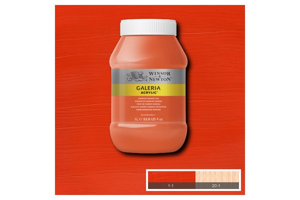 Galeria Acrylic 1L Cadmium Orange Hue 090