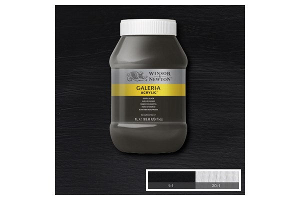 Galeria Acrylic 1L Ivory Black 331