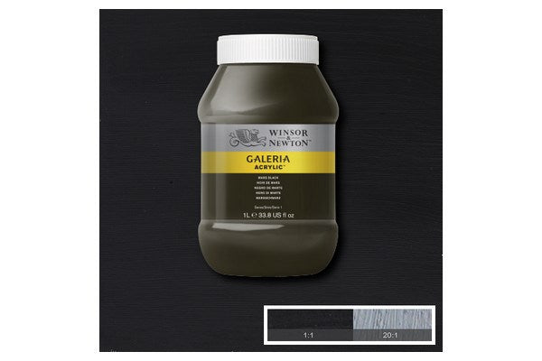 Galeria Acrylic 1L Mars Black 386