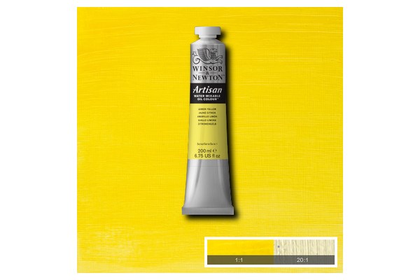 Artisan water mix oil 200ml lemon yellow 346