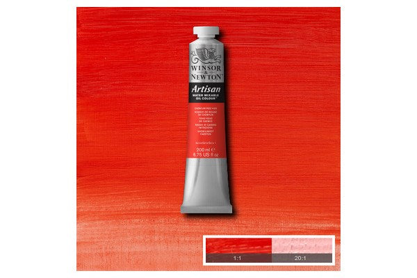 Artisan water mix oil 200ml cad. red hue 095