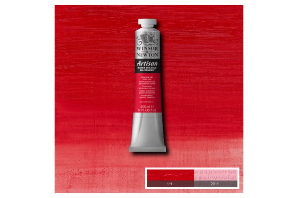 Artisan water mix oil 200ml cad. red deep hue 098