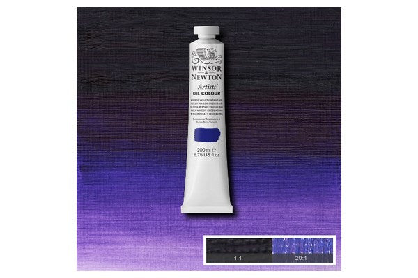 Artists oil colour 200ml winsor violet 733