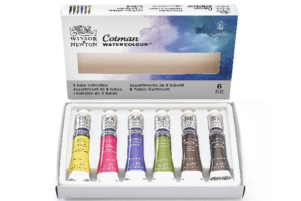 Cotman watercolour tubset 6x8 ml