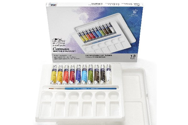 Cotman watercolour set 10 tubes  + brush