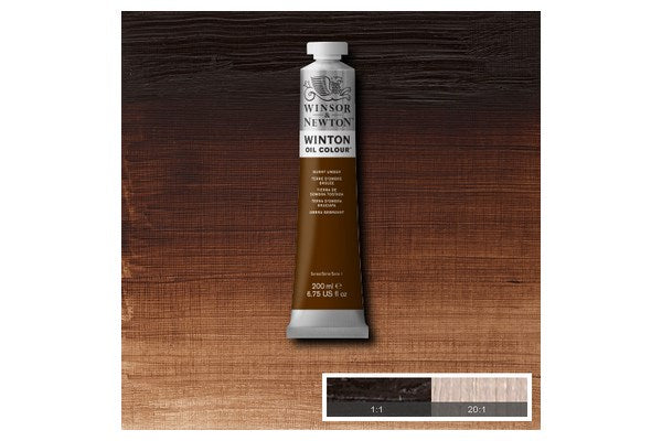 Winton oil 200ml burnt umber 076