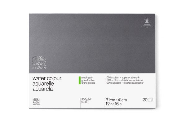 Watercolour pad proff rough grain 300g 31x41cm 20p