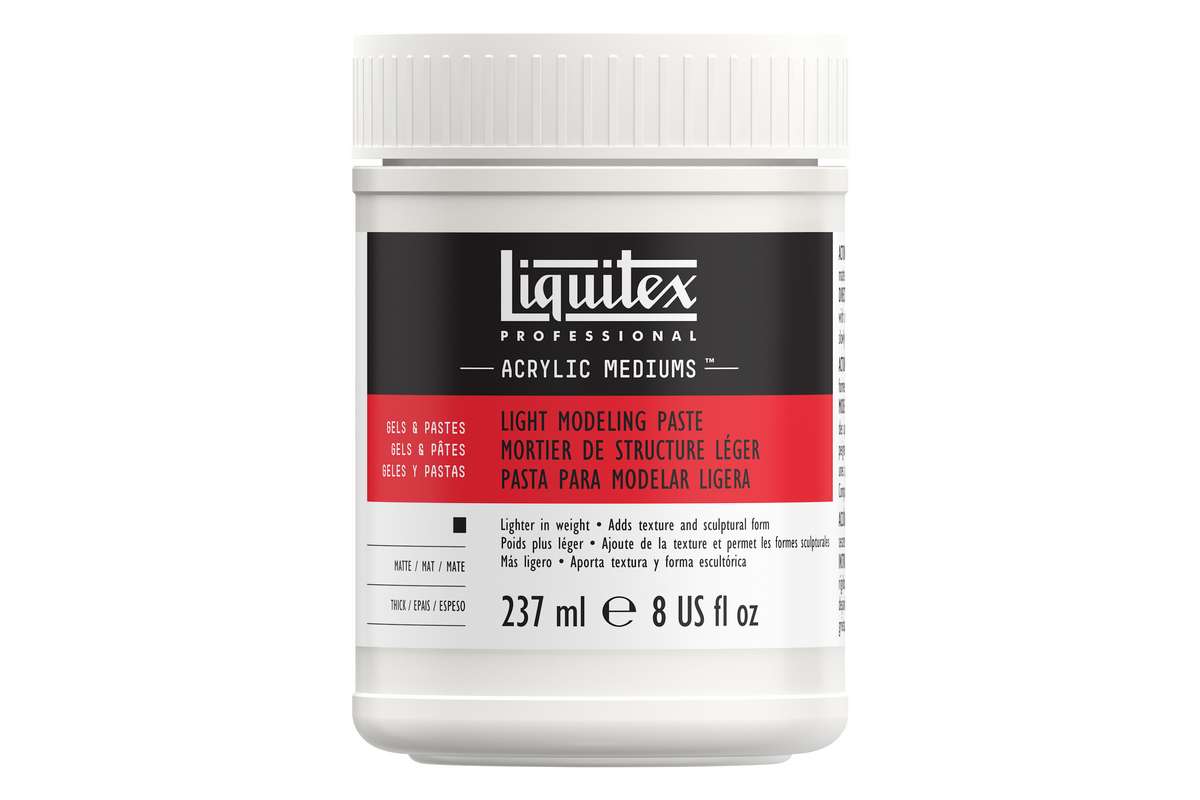 Acrylic medium light modeling paste 237ml