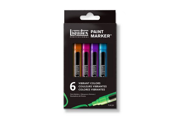 Paint Marker Fin 6 Set Vibrant