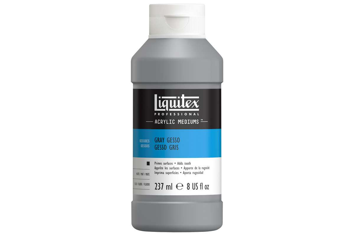 Acrylic medium gray gesso 237ml