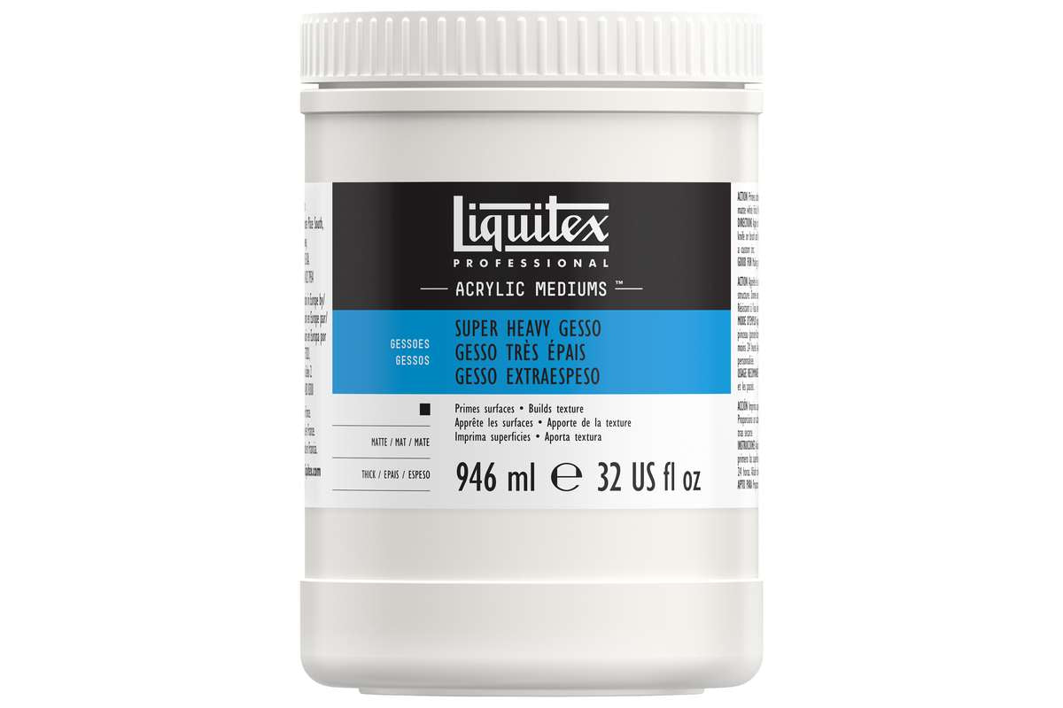 Acrylic medium super heavy gesso 946ml