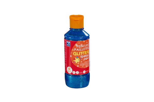 GLITTER PAINT 250 ML LIGHT BLUE