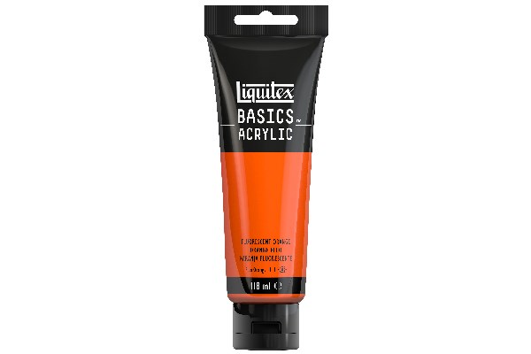 Basics 118ml Fluorecent Orange 982