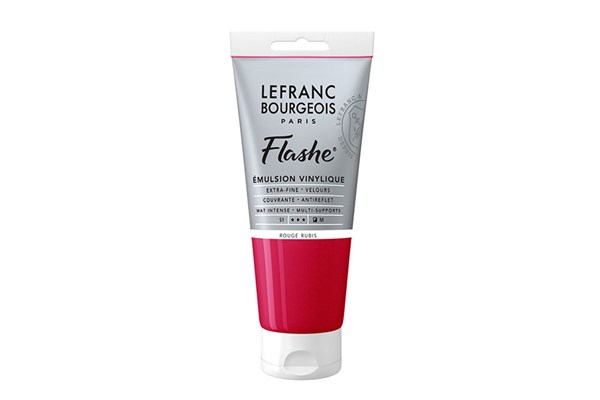 Flashe acrylic 80ml ruby red