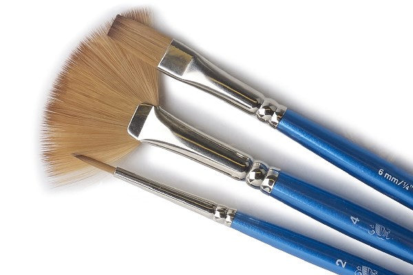 Cotman brush set short handle round 3pcs ass.