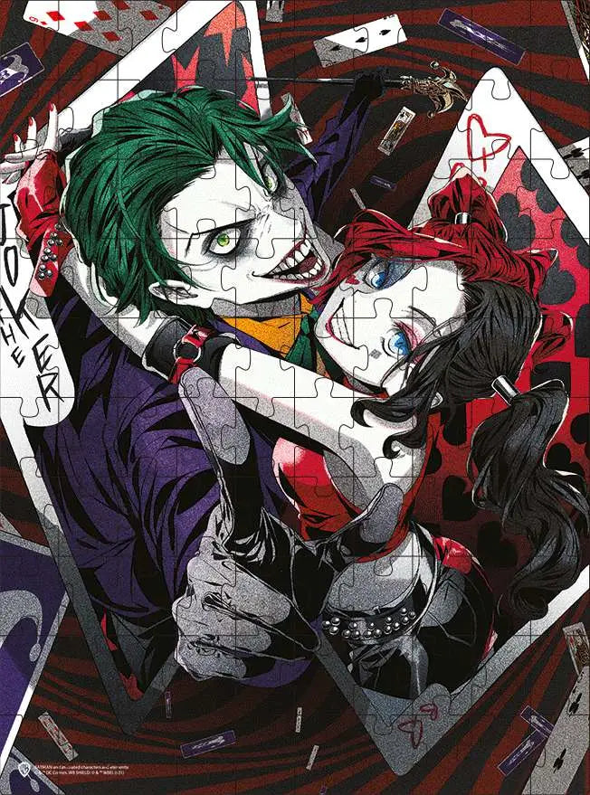 JOKER&HARLEY QUINN MANGA 3D 100 PCS PUZZ