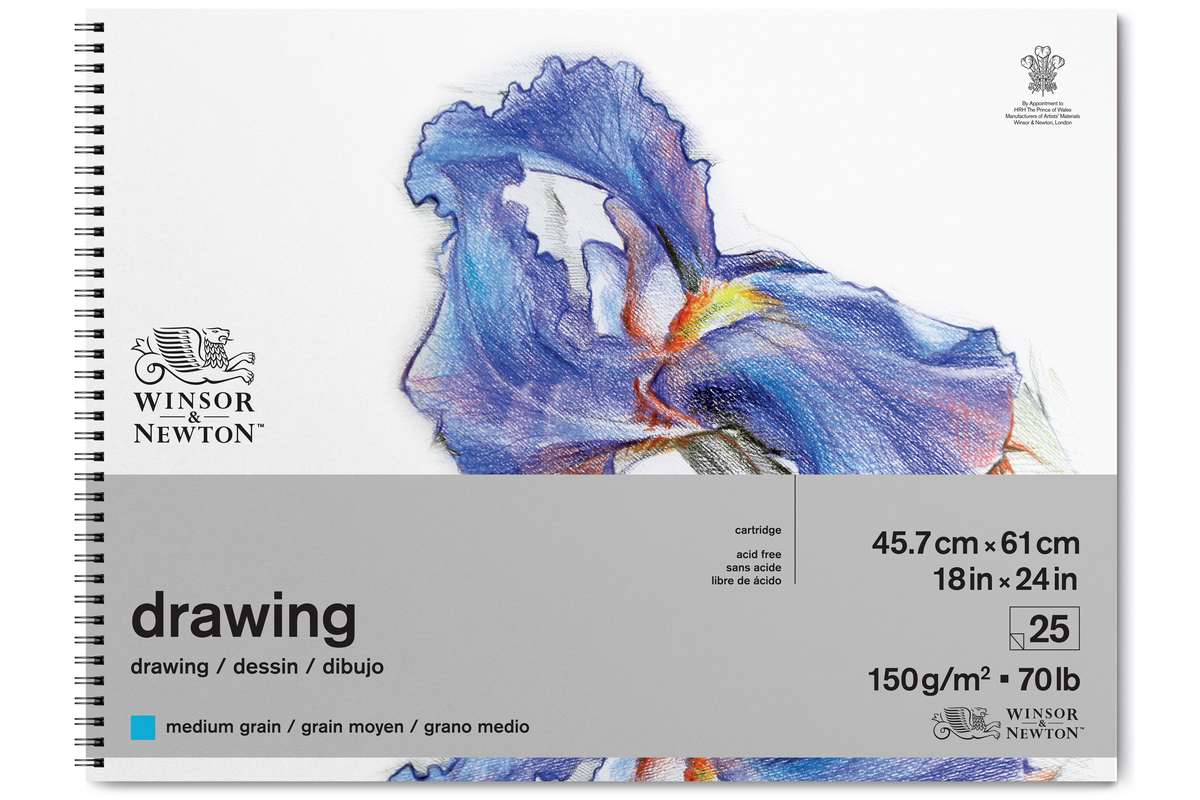 Drawing pad medium 150g 45x61cm, 25 pages