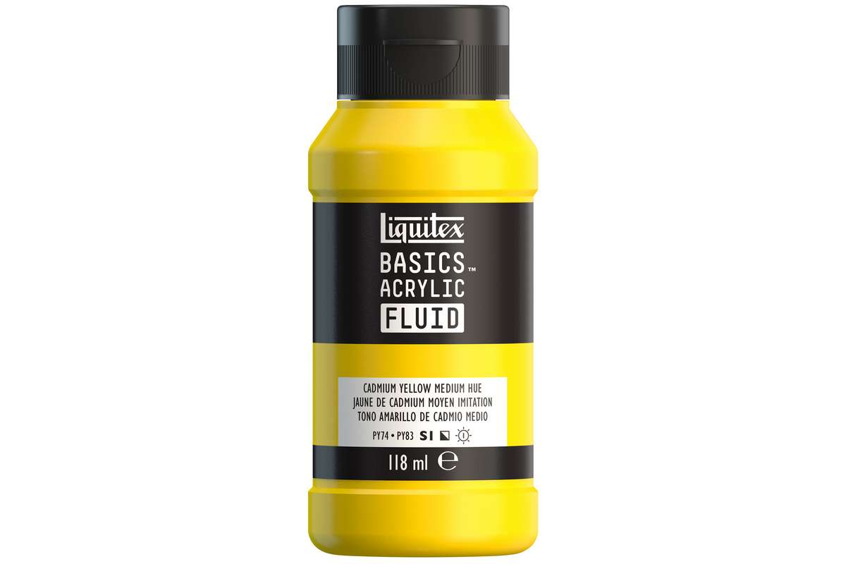 Basics fluid 118ml cad. yellow medium hue row 830