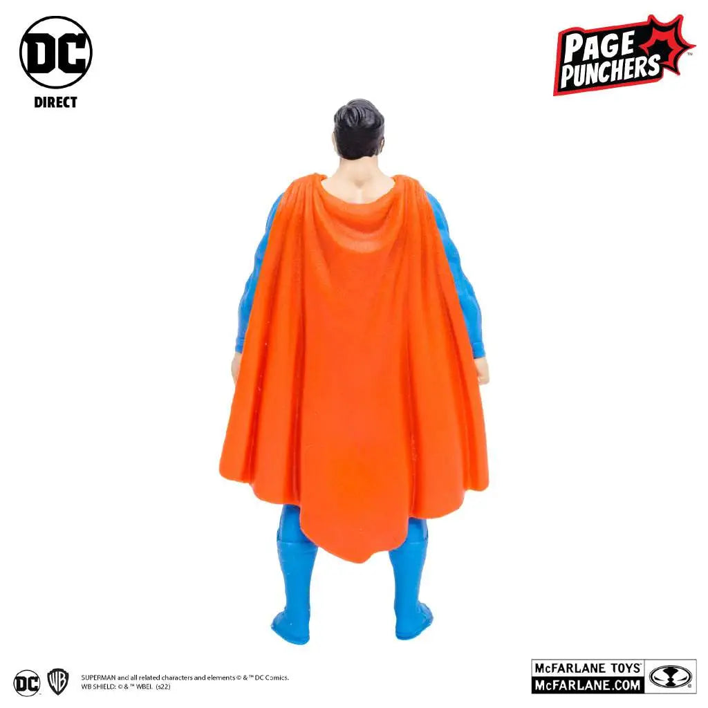 DC PAGE PUNCHERS SUPERMAN + COMIC 3IN AF