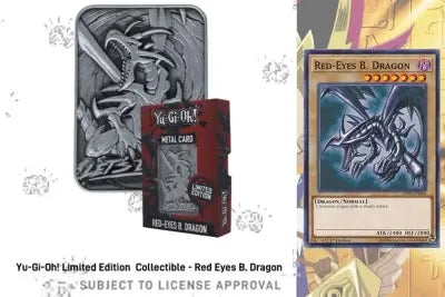 YU-GI-OH! LTD ED METAL RED EYES B.DRAGON