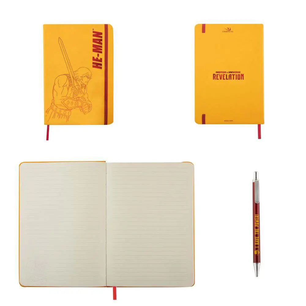 MOTU HE MAN SWORD NOTEBOOK DELUXE SET