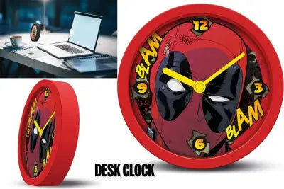 DEADPOOL DESK CLOCK