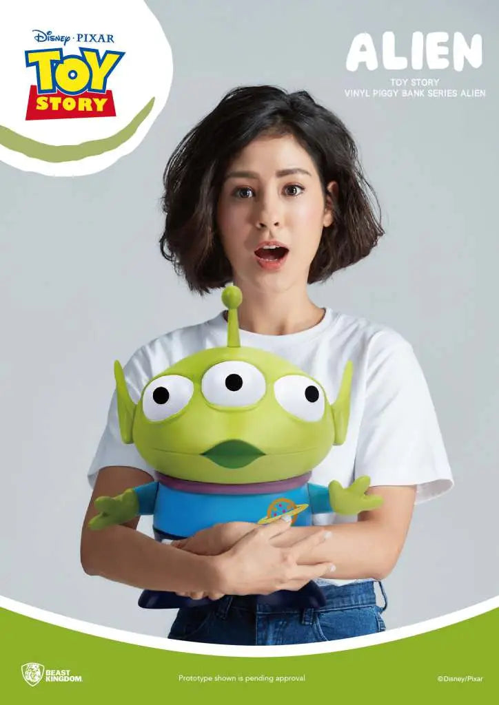 TOY STORY LARGE VINYL PIGGY BANK ALIEN