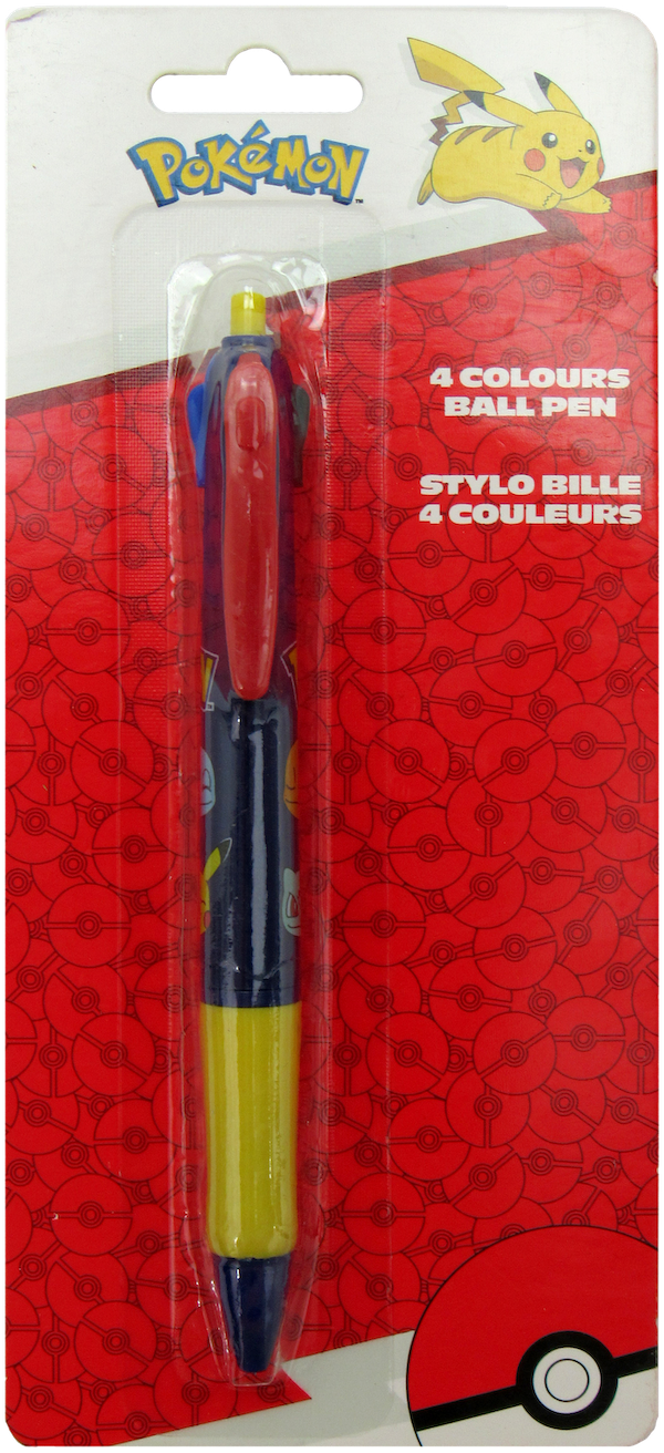 POKEMON - Pikachu - 4 Colour Pen