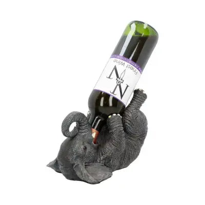 GUZZLERS GREY ELEPHAN WINE BOTTLE HOLDER