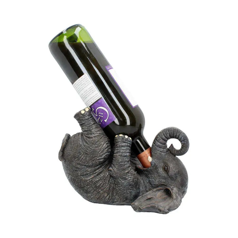 GUZZLERS GREY ELEPHAN WINE BOTTLE HOLDER