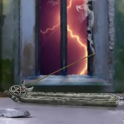 TWILIGHT TRIPLE MOON INCENSE BURNER