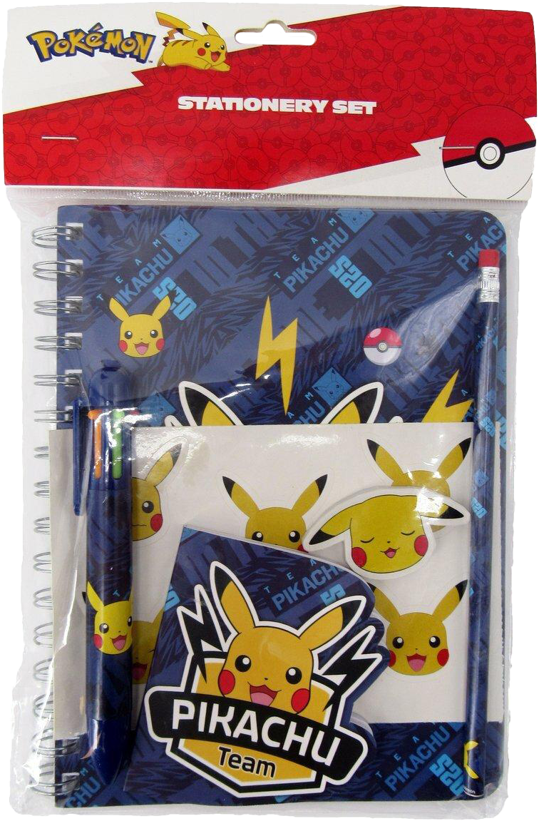 POKEMON - Pikachu - Writting Set - 6pc.