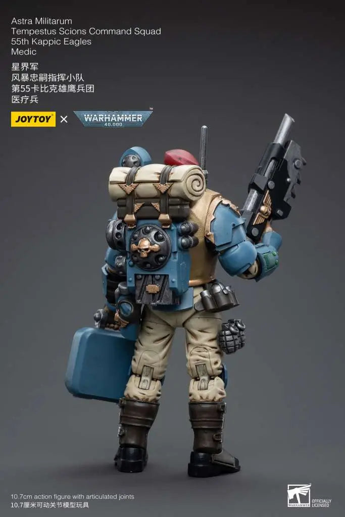 WH40K ASTRA MILITARUM TEMPESTUS SCIONS COMMAND SQUAD 55TH KAPPIC EAGLES MEDIC