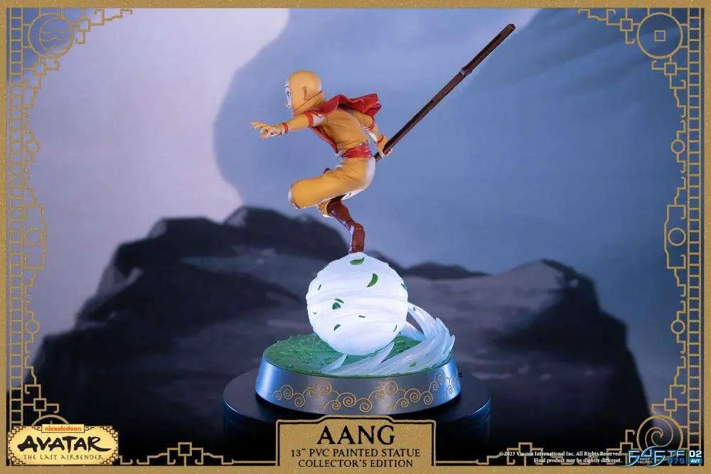 AVATAR THE LAST AIRBENDER AANG 11 PVC COLLECTOR EDITION PAINTED STATUE