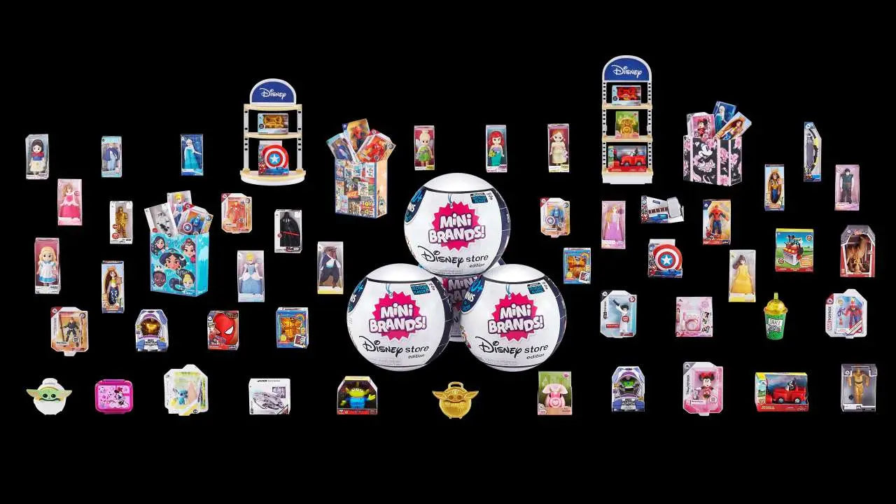 DISNEY STORE 5 SURPRISE MINI BRANDS display (24)