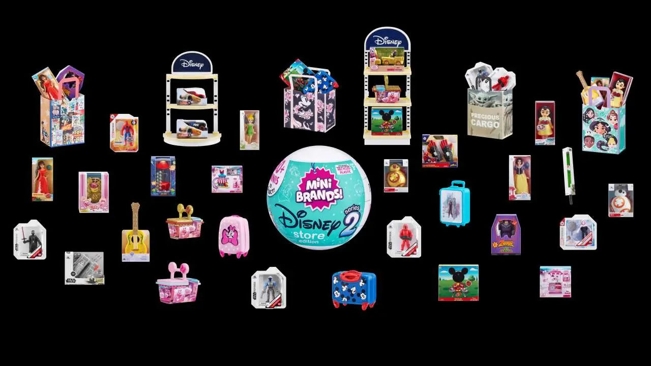 DISNEY STORE 5 SURPRISE MINI BRANDS serie 2 display (24)