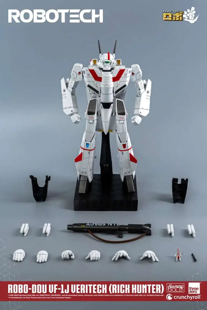 ROBOTECH ROBO-DOU VF-1J (VERITECH) RICK HUNTER FIGURE