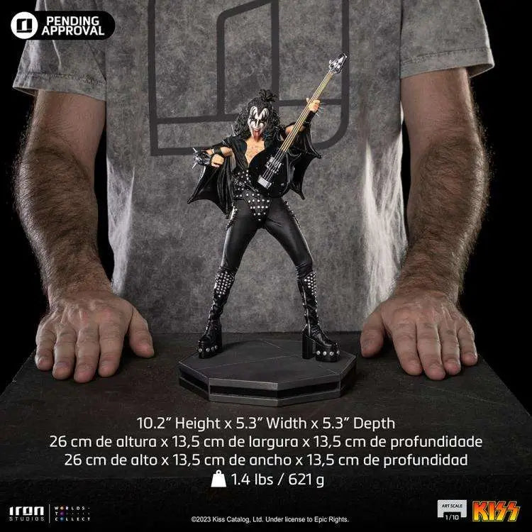 KISS GENE SIMMONS 1/10 STATUE
