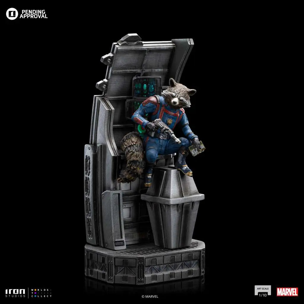 GOTG 3 ROCKET RACOON 1/10 STATUE