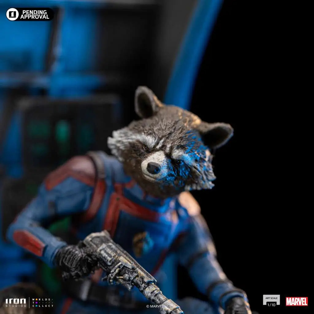 GOTG 3 ROCKET RACOON 1/10 STATUE