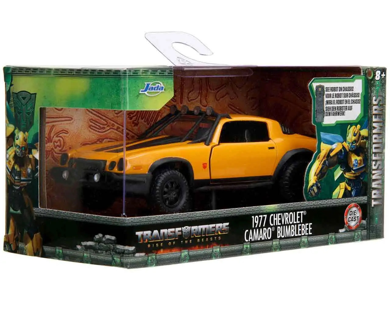 Transformers Rise of the Beasts - 1977 Chevrolet Camaro Bumblebee - 1:32 Die-Cast Model
