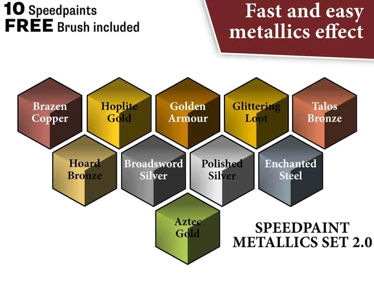 SPEEDPAINT METALLIC SET 2.0